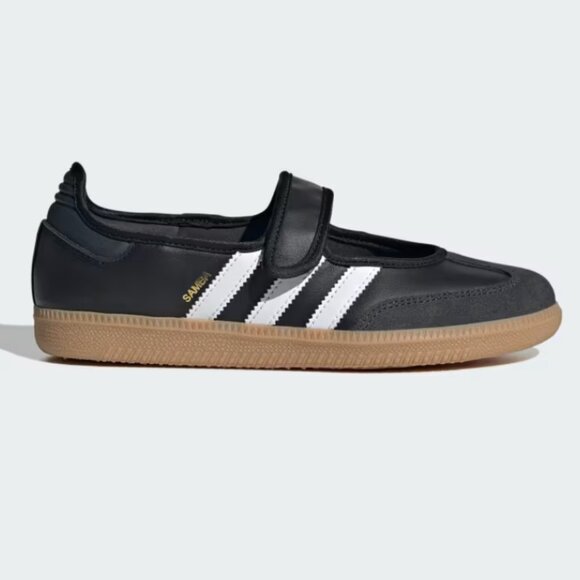 adidas Shoes - NIB NWT New adidas Women's Samba Jane Shoes Mary Janes Size 6.5 Black White